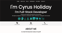 Desktop Screenshot of cyrusholiday.com